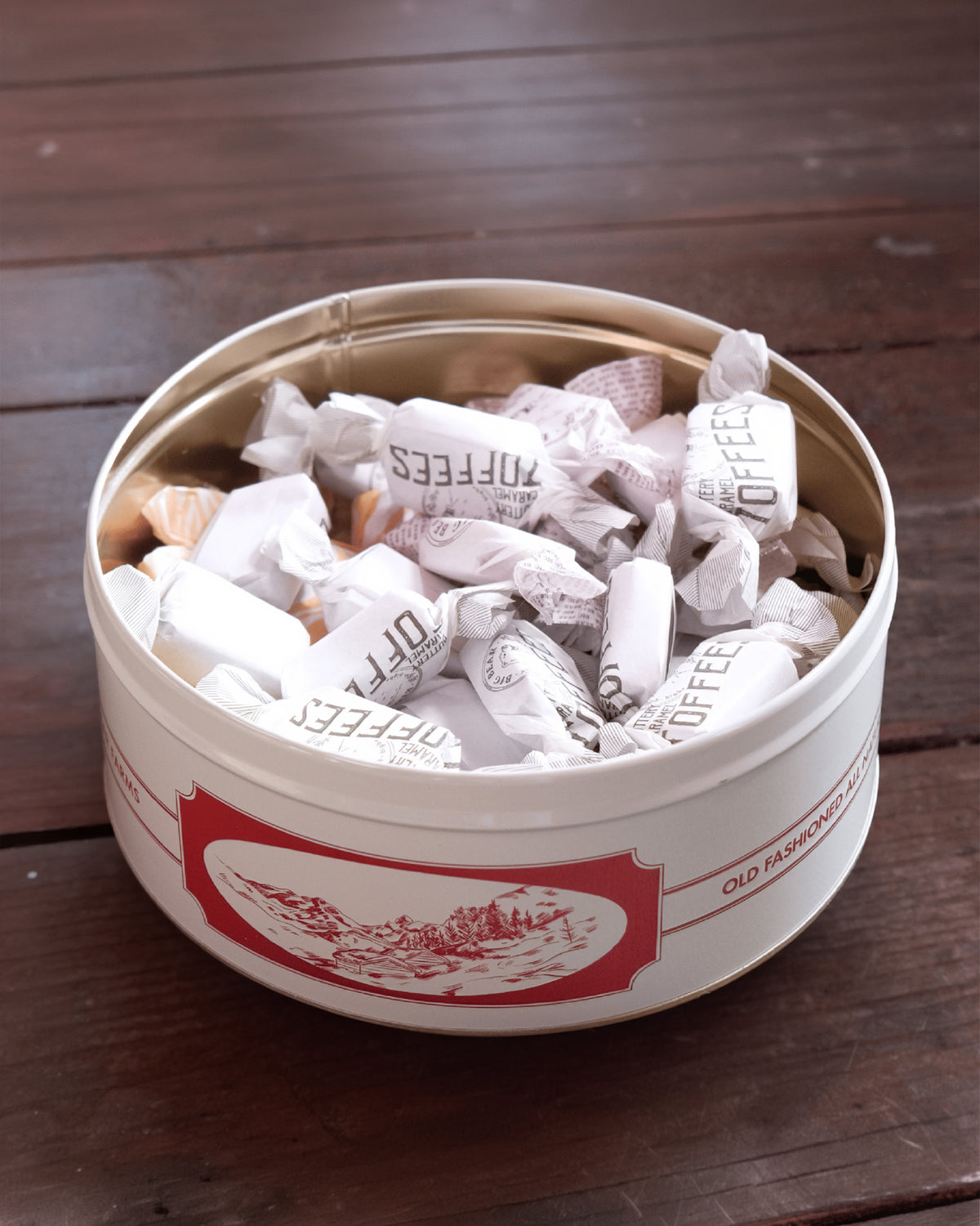 Coffee Toffee Tin 600g - 40pieces - Big Bear Farms