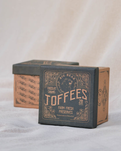 Chocolate Caramel Toffee 300g  - 20 pieces - Big Bear Farms
