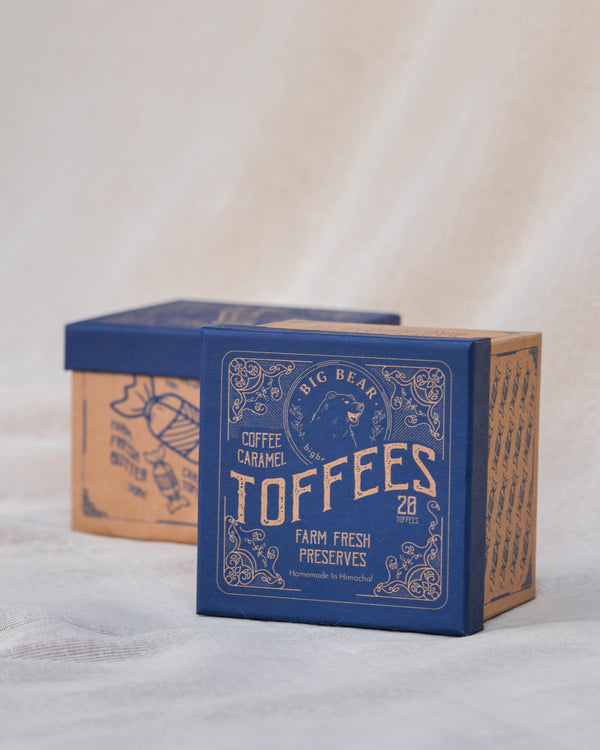 Coffee Caramel Toffee 300g  - 20 pieces - Big Bear Farms