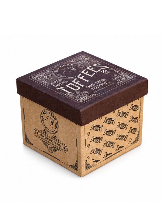 Buttery Caramel Toffee 300g - 20 pieces - Big Bear Farms