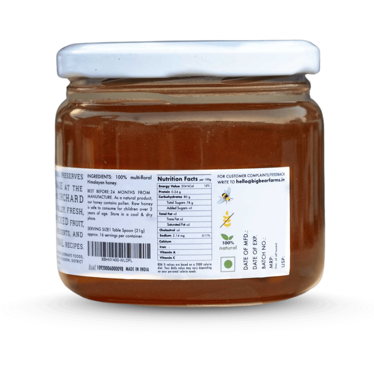 Wildflower Honey 400g
