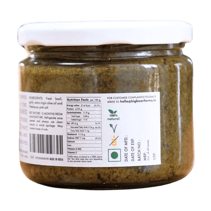 Basil in a Bottle 300g - Big Bear Farms