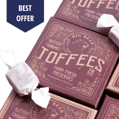 Caramel Toffee 300g 3 x PACK COMBO - Big Bear Farms