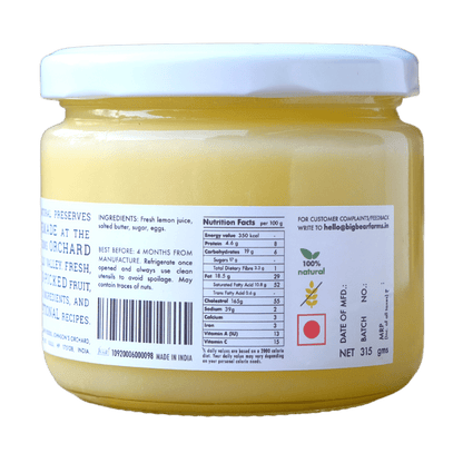 Lemon Curd 315g - Big Bear Farms