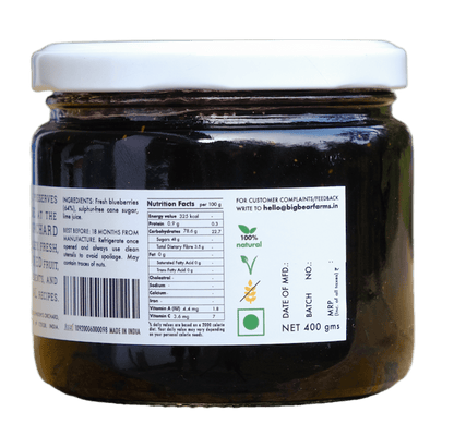 Blueberry Preserve 300g - Big Bear Farms