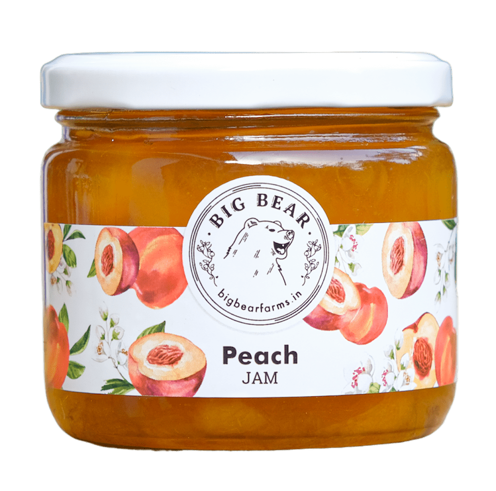 Peach Jam 300g - Big Bear Farms