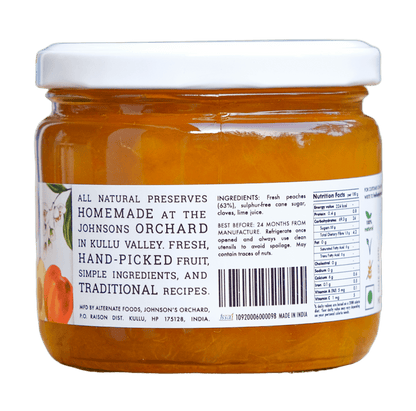 Peach Jam 300g - Big Bear Farms