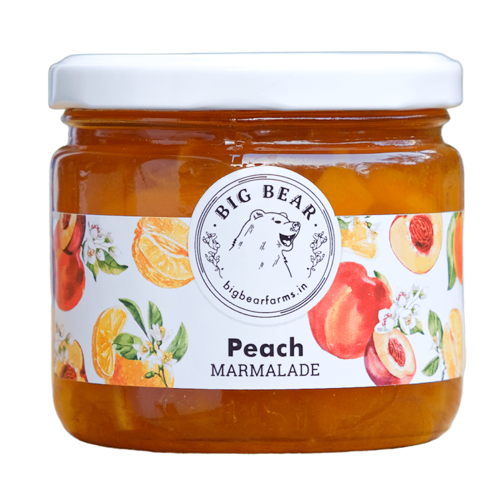 Peach Marmalade 300g - Big Bear Farms