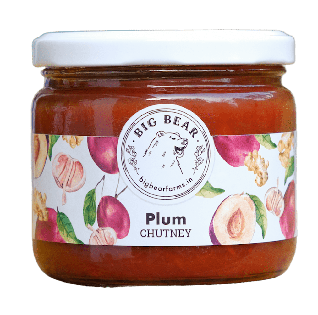 Plum Chutney 350g Big Bear Farms Plum Chutney 350g Big Bear Farms