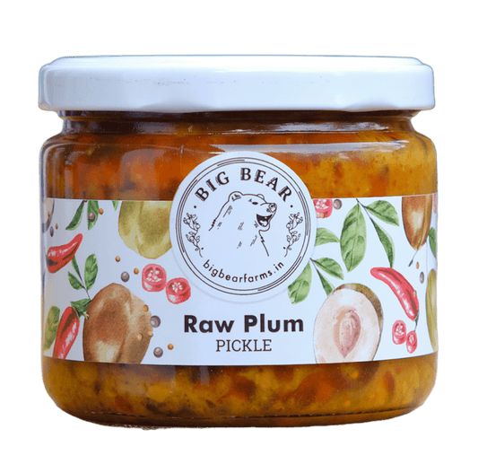 Raw Plum Pickle 300g - Big Bear Farms