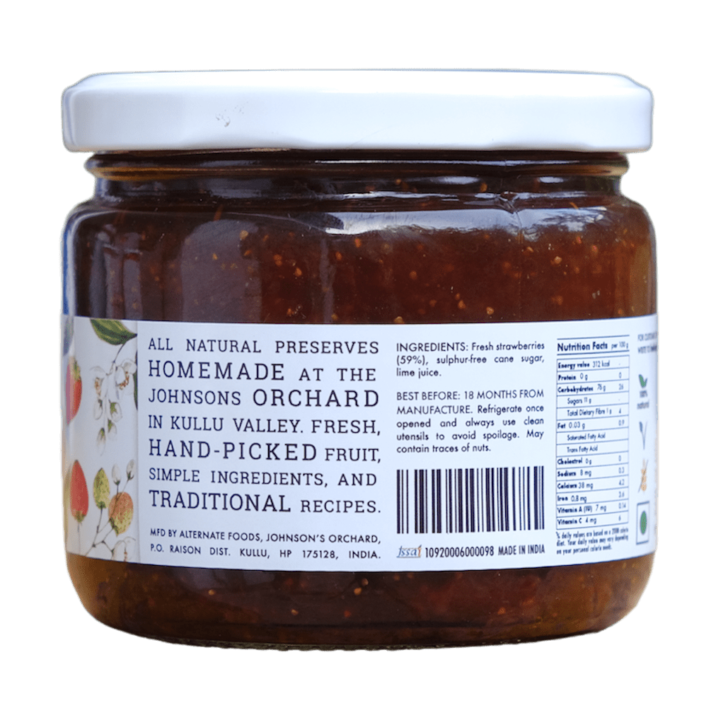 Strawberry Jam 300g - Big Bear Farms