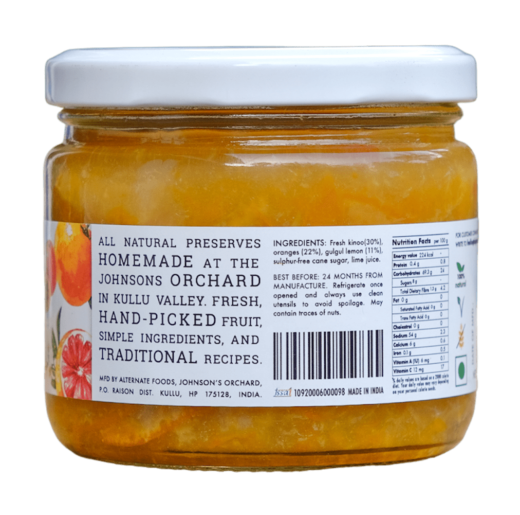 Three Citrus Marmalade 300g - Big Bear Farms
